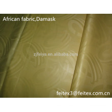 Venda por atacado jacquard fábrica de tecido de pano africano guiné brocado bazin riche estoque têxteis 10 metros MOQ feitex moda